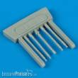 Quickboost QB48 143 - 1:48 Bf 110E gun barrels für Eduard Bausatz