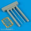 Quickboost QB48 148 - 1:48 MiG-29 Fulcrum Pitot tubes