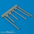 Quickboost QB48 217 - 1:48 Wellington fuel outlet pipe - opened flaps für Trumpeter Bausatz