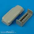 Quickboost QB48 229 - 1:48 Spitfire Mk. XIV cowling and exhaust for Academy kit