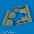 Quickboost QB48 260 - 1:48 Junkers Ju 87 Stuka uncovered wheel II für Hasegawa Bausatz
