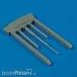 Quickboost QB48 278 - 1:48 Ki61-I Hien gun barrels and pitote tube