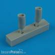 Quickboost QB48 313 - 1:48 F1M1 Pete exhaust (HASEGAWA)