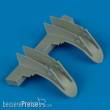 Quickboost QB48 325 - 1:48 Mosquito wheel fenders for Tamiya