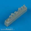 Quickboost QB48 346 - 1:48 Henschel Hs 126 exhaust for ICM