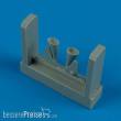 Quickboost QB48 350 - 1:48 MC.200 Saetta exhaust for Italeri