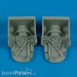 Quickboost QB48 352 - 1:48 Bf 110C/D engine bulkhead for CyberHobby