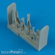 Quickboost QB48 367 - 1:48 MiG-21MF air scoops for Eduard