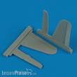 Quickboost QB48 374 - 1:48 Ki-61/Ki-100 stabilizer for Hasegawa