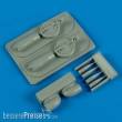 Quickboost QB48 467 - 1:48 P-38F Lightning air intakes &B-33 superc