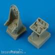 Quickboost QB48 499 - 1:48 Ju 87B Stuka seats w.safety belts f.HASE