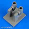 Quickboost QB48549 - 1:48 P-38 Lightning air intakes for HASEGAWA