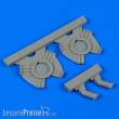 Quickboost QB48571 - 1:48 Ki45 Nick exhaust for Hasegawa