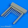 Quickboost QB48591 - 1:48 LaGG-3 serie 7-11gun barre.a.pitot t.ICM