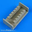 Quickboost QB48685 - 1:48 P-40M Kitty Hawk exhaust for Hobby Boss