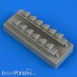 Quickboost QB48734 - 1:48 Bf 109G exhaust f. Eduard