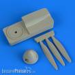Quickboost QB48788 - 1:48 Ju 87B Stuka Jumo propeller w/tool for Airfix