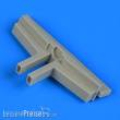 Quickboost QB48809 - 1:48 Fw 190A chutes for cartidges for Eduard
