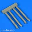 Quickboost QB48818 - 1:48 Pe-2 exhaust for Zvezda/Eduard