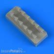Quickboost QB48821 - 1:48 Bf 109 G-6 exhaust for Tamiya