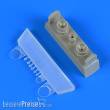 Quickboost QB48837 - 1:48 MiG-25 foxbat landing lights f.ICM/Revel