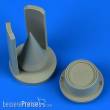 Quickboost QB48886 - 1:48 MiG-21MF correct radome for Eduard