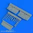 Quickboost QB48 903 - 1:48 F-16A/B Fighting Falcon undercarriage covers f.Hasegawa