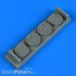 Quickboost QB48 926 - 1:48 A-37 Dragonfly FOD covers f. Trumpeter