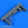 Quickboost QB48 928 - 1:48 P-38F/G Lightning gun barrels - type A for Tamiya