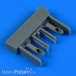 Quickboost QB48 947 - 1:48 Fokker G-1 exhaust for Mikromir