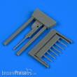 Quickboost QB48 962 - 1:48 Fokker G-1 gun barrels and machine gun for Micromir