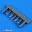 Quickboost QB48 984 - 1:48 Harrier GR.1/GR.3/AV-8A air scoops for KINETIC