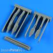 Quickboost QB49 049 - 1:48 F-35A Lightning II pylons & missile launchers TAMIYA