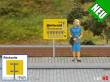 Modellland 1660-8 - 1:87 Spur H0 Continental Schlauch Automat mit Ständer