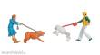 Noch 16602 - Funny-Scenes Hundebegegnung