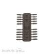 Sommerfeldt 167 - Rillen-Isolator braun 1,9 x 6,0 mm (40 Stück) {# 167}