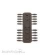 Sommerfeldt 168 - Rillen-Isolator braun 2,6 x 5,4 mm (40 Stück) {# 168}