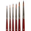 Faller 172110 - Pinsel-Set, Rundpinsel mit brauner Spitze