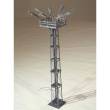 Hack Brücken 17420 - Lichtmast 24,5cm, 8-flammig (LEDs) - Typ LM1