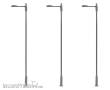 Faller 180102 - LED-Straßenbeleuchtungen, Ansatzleuchte, 3 Stück