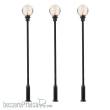 Faller 180104 - LED-Parklaternen, Kugel-Aufsatzleuchte, 3 Stück