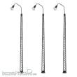 Faller 180109 - LED-Gittermast-Bogenleuchte, 3 Stück