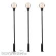 Faller 180113 - LED-Parklaterne, Kugel-Aufsatzleuchte, warmweiß, 3 Stück