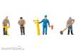 Faller 180238 - Figuren-Set mit Mini-Sound-Effekt Gleisbauarbeiter & Tremolo