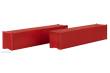 Faller 182154 - 40 Container, rot, 2er-Set