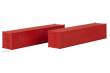Faller 182154 - 40 Container, rot, 2er-Set