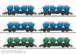 Trix T18301 - Wagen-Set Uacs CD