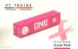 PT Trains 190019 - Container 40`HC ONE - BREAST CANCER + Rosa RIBBON