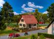 Faller 195602 - FALLER Promotion-Set Bastelhaus (creme/rot)