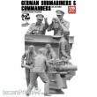 Border Model BR-002 - German Submarines & Commanders Set of 6 Resin Figures